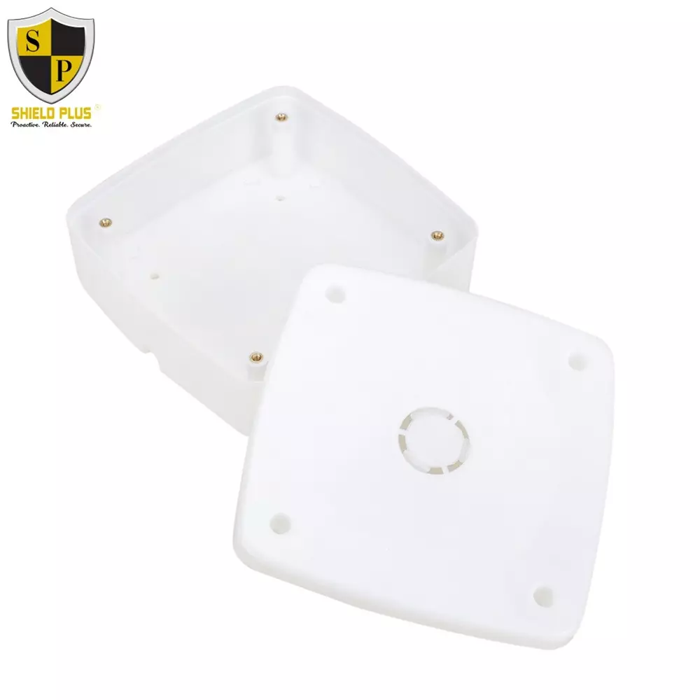 shield-plus-pvc-junction-box-surface-mount-5x5x2-inch-white-with-brass-stud-pack-of-20-pcs