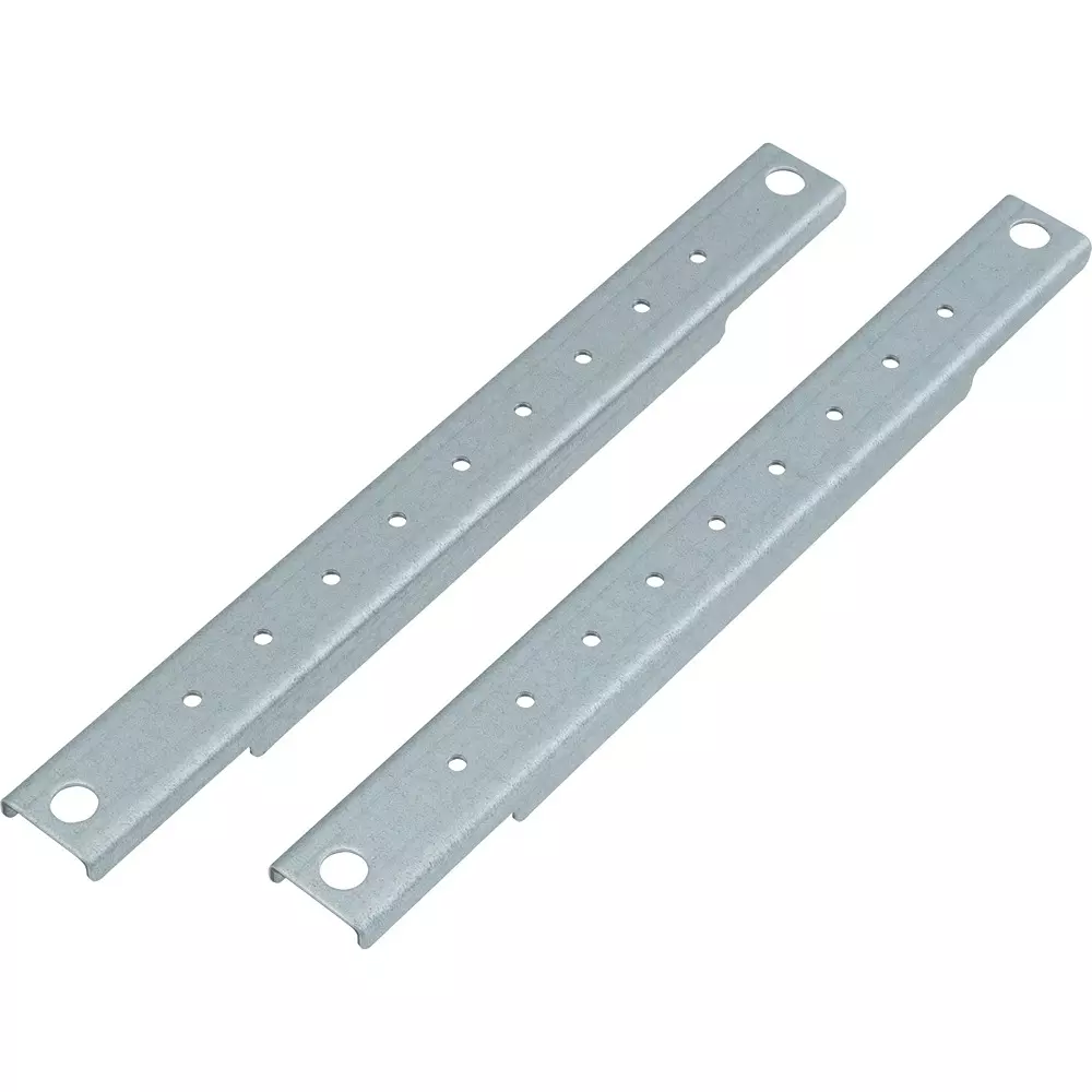 NITTO KOGYO Panel Rail Steel Plate Hot Dip Galvanizing Surface Treatment 2 mm Wall Thickness, BP21-4B (Set of 2 Pcs)