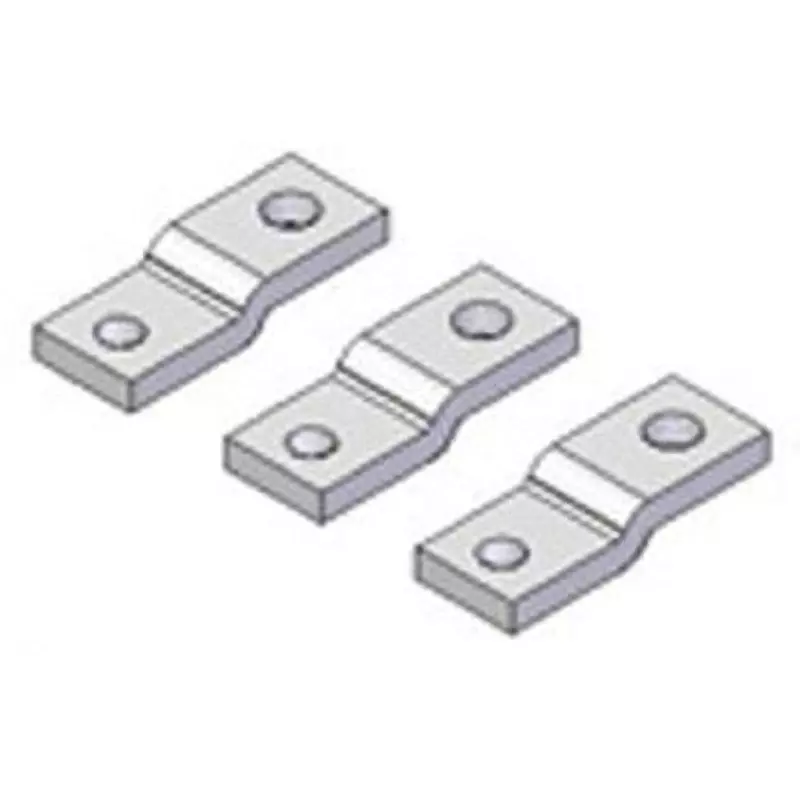 NITTO KOGYO Joint Bar Copper Glossy Tin Plating Surface Treatment, BP41-40LT-J (Pack of 5 Pcs)