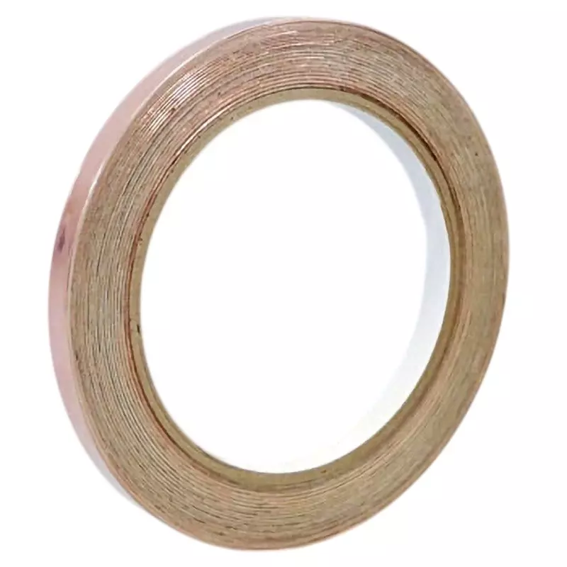 NITTO KOGYO Conductive Adhesive Tape Copper 8 mm Width 20 m Length, CCT-8-CES (1 Roll)