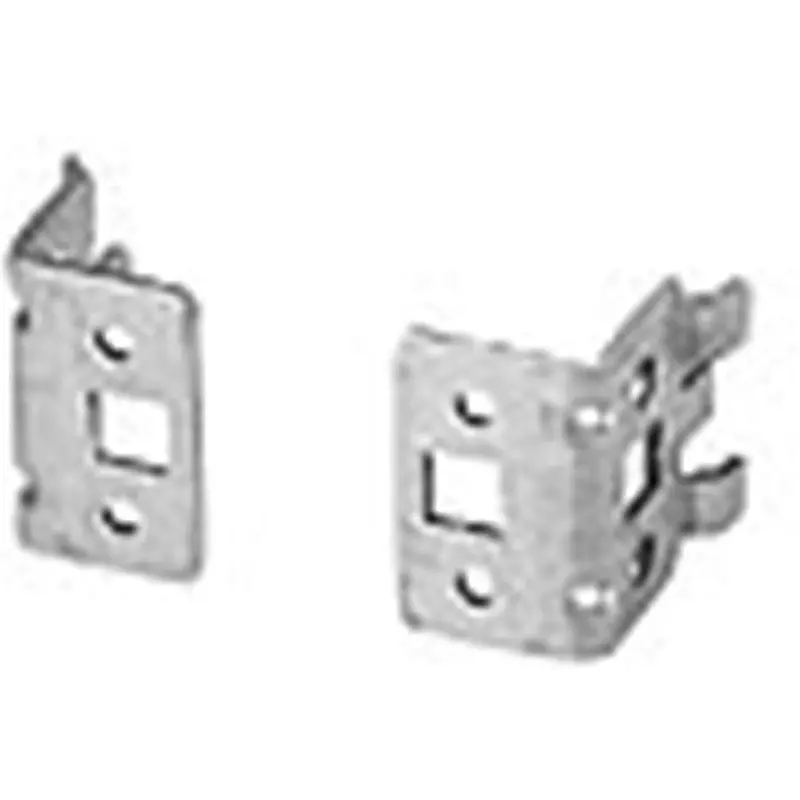 NITTO KOGYO System Rail Bracket Iron Hot Dip Galvanizing Surface Treatment 2.3 mm Wall Thickness, FCX-BS (Set of 10 Pcs)