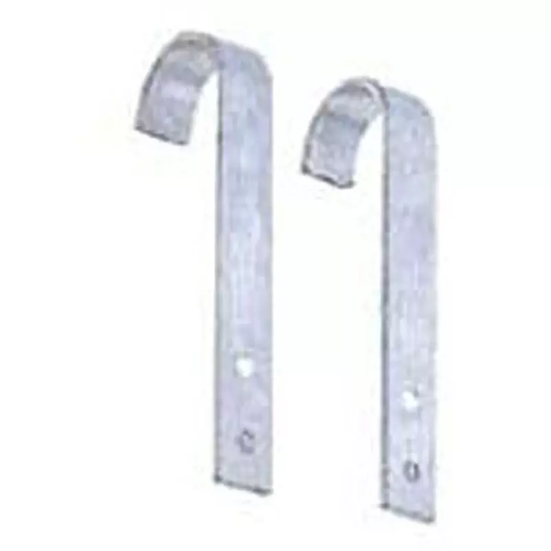 NITTO KOGYO FX Pipe Bracket Iron Hot-dip zinc-tin alloy Plating Surface Treatment 6 mm Wall Thickness, FX-1 (1 Kit)