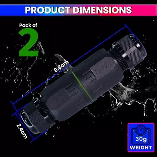 amicitools-junction-box-2-way-ip68-l20-waterproof-outdoor-cable-connector-pack-of-2