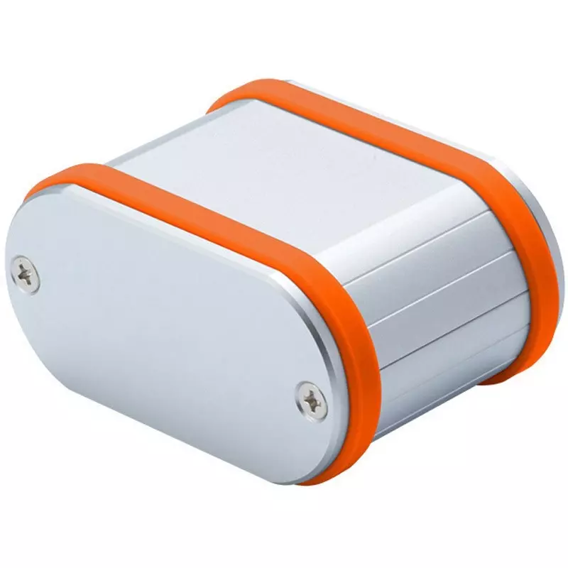 TAKACHI MXB Series Aluminum Mobile Case with Silicone Band 53.2x31.4x46 mm Inner Dia, MXB4-7-5SOH