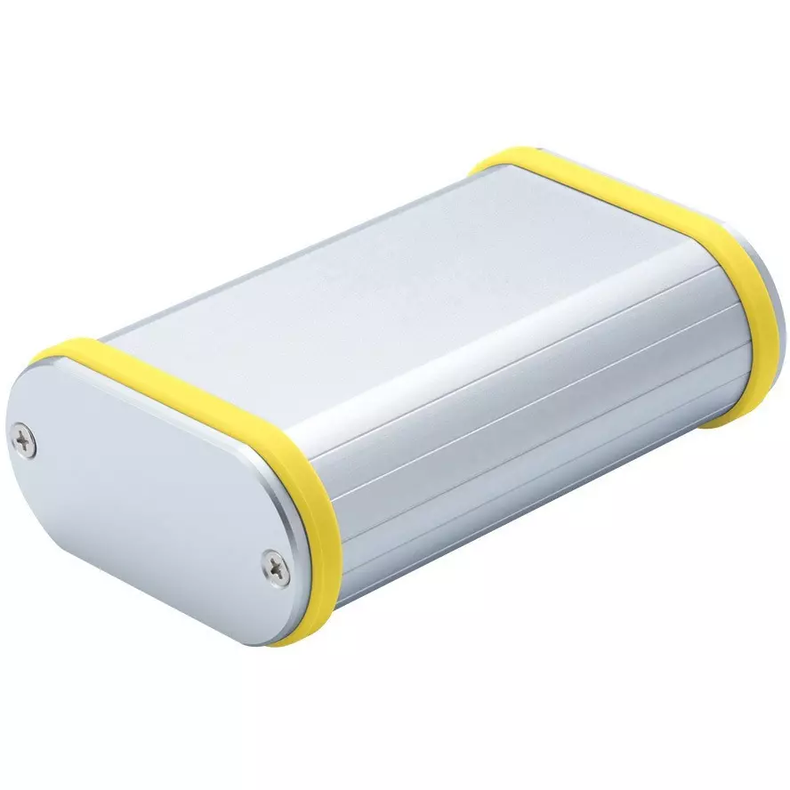 TAKACHI MXB Series Aluminum Mobile Case with Silicone Band 53.2x31.4x106 mm Inner Dia, MXB4-7-11SYH