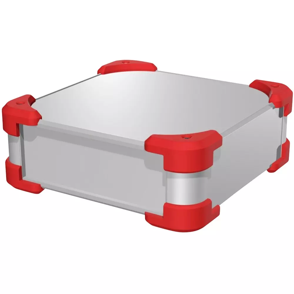 TAKACHI AUG Series Aluminum Case with Corner Guard 368x161x308 mm, AUG149-36-30-SR