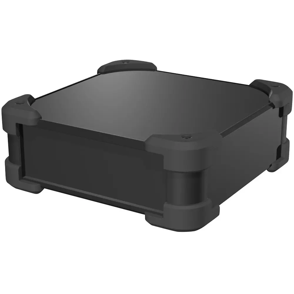 TAKACHI AUG Series Aluminum Case with Corner Guard 368x161x508 mm Black / Black, AUG149-36-50-BB