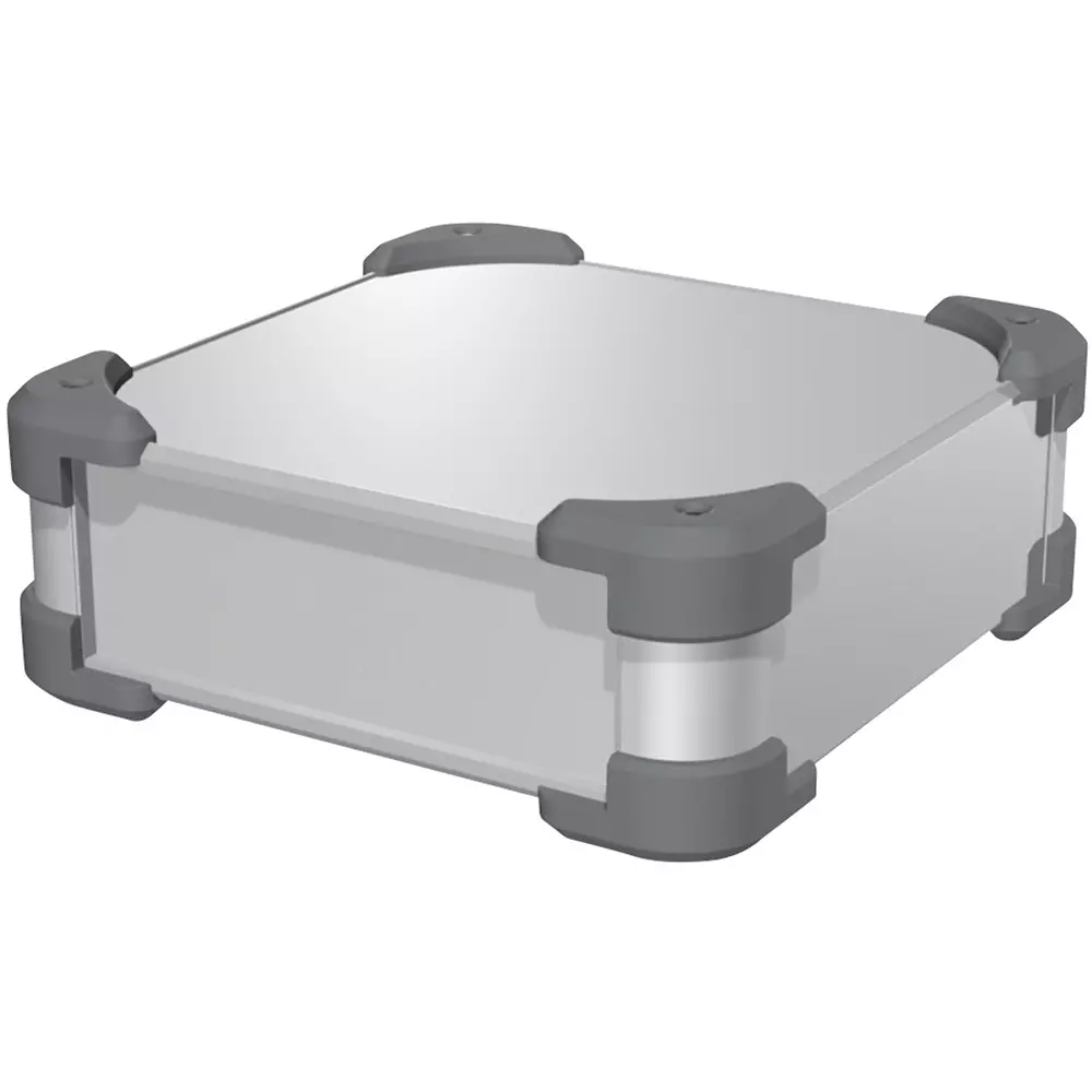 TAKACHI AUG Series Aluminum Case with Corner Guard 168x233.5x438 mm, AUG222-16-43-SG