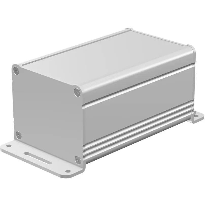 takachi-exf-series-aluminum-extrusion-case-with-flanged-feet-606x526x100-mm-silver-silver-exf6-5-10ss