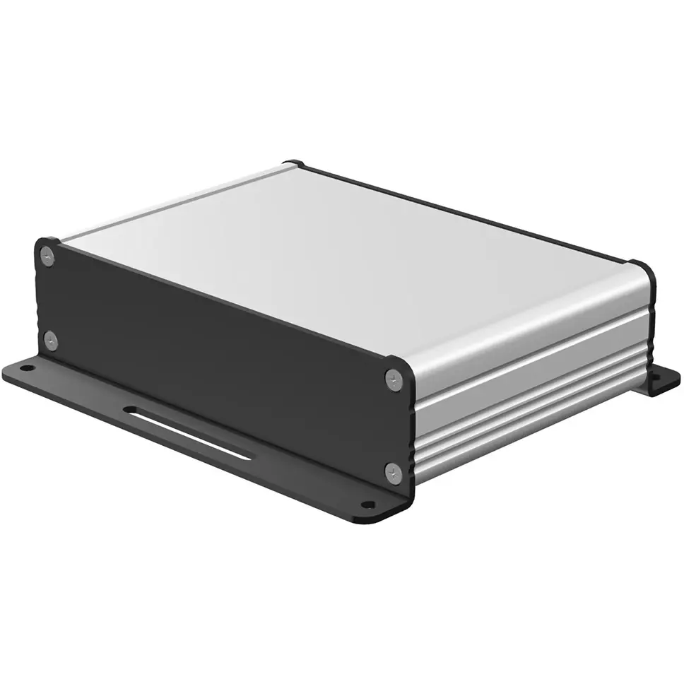 takachi-exf-series-aluminum-extrusion-case-with-flanged-feet-141x38x97-mm-silver-black-exf14-4-10sb