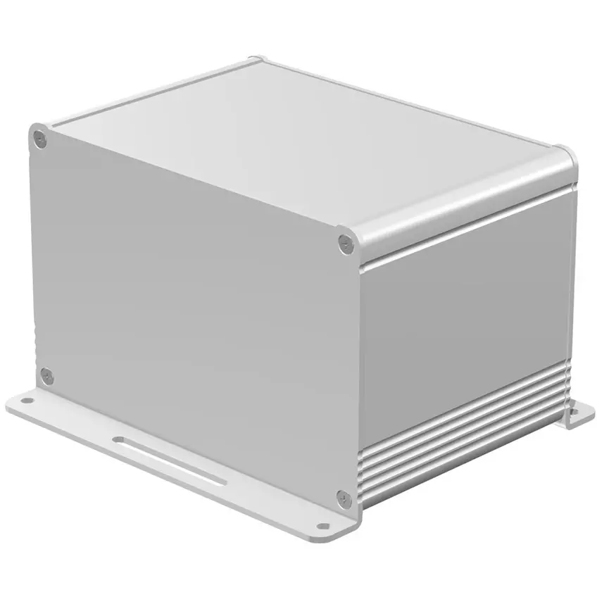 takachi-exf-series-aluminum-extrusion-case-with-flanged-feet-141x93x97-mm-silver-silver-exf14-9-10ss