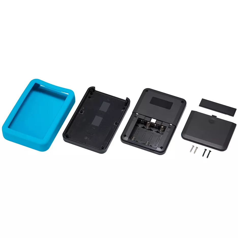 takachi-lcs-series-plastic-handheld-enclosure-with-silicone-cover-151x101x32-mm-dark-gray-green-lcs145-m4-dg