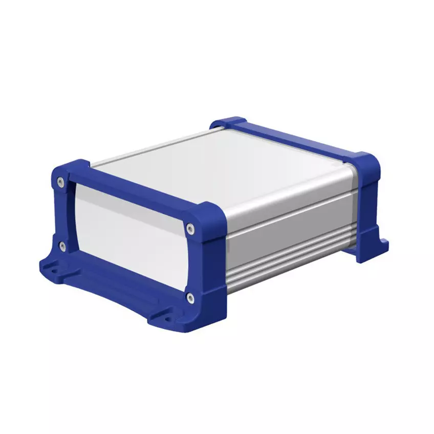 TAKACHI EXEF Series Flanged EMC Shield Aluminum Enclosure 113x57x90 mm External Dimension, EXEF11-6-13SN