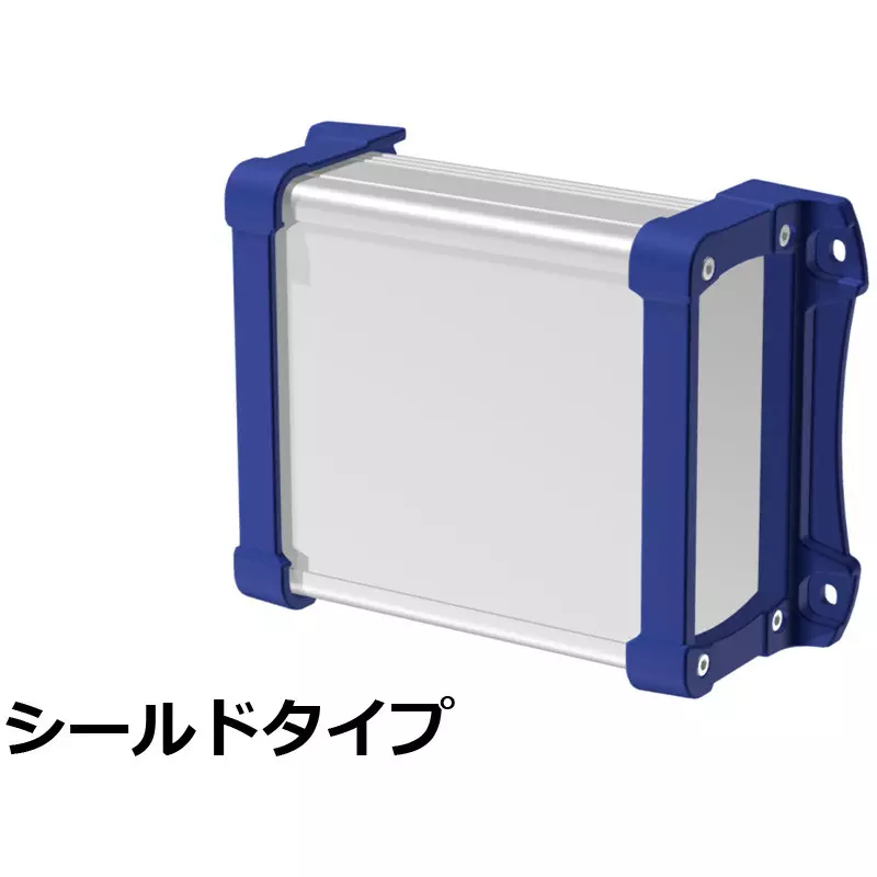 takachi-exef-series-flanged-emc-shield-aluminum-enclosure-113x57x90-mm-external-dimension-silver-navy-exef11-6-13sn