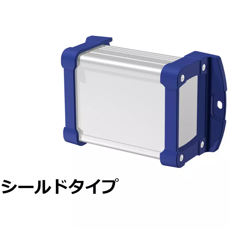 takachi-exef-series-flanged-emc-shield-aluminum-enclosure-66x44x87-mm-external-dimension-silver-navy-exef7-4-9sn