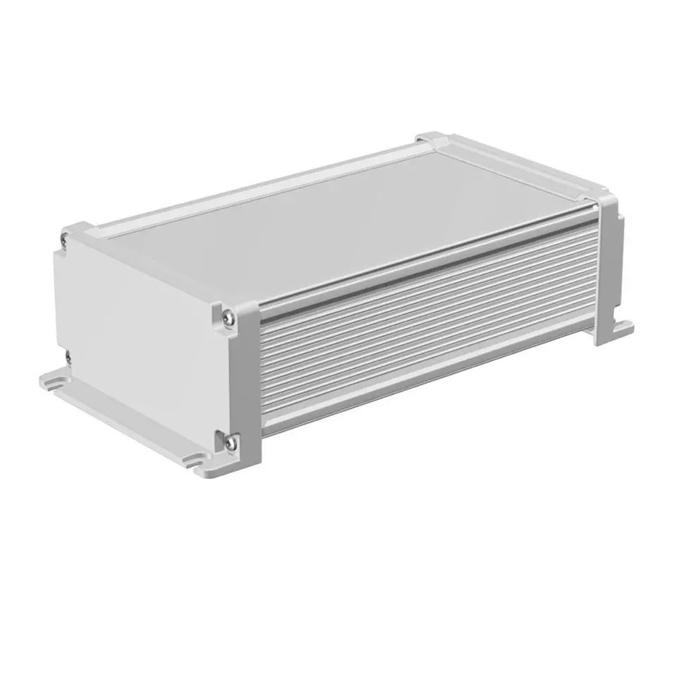 TAKACHI AW Series Flanged Aluminum Enclosure Shield Type 87x275x156.3 mm, AW16-9-28ESS