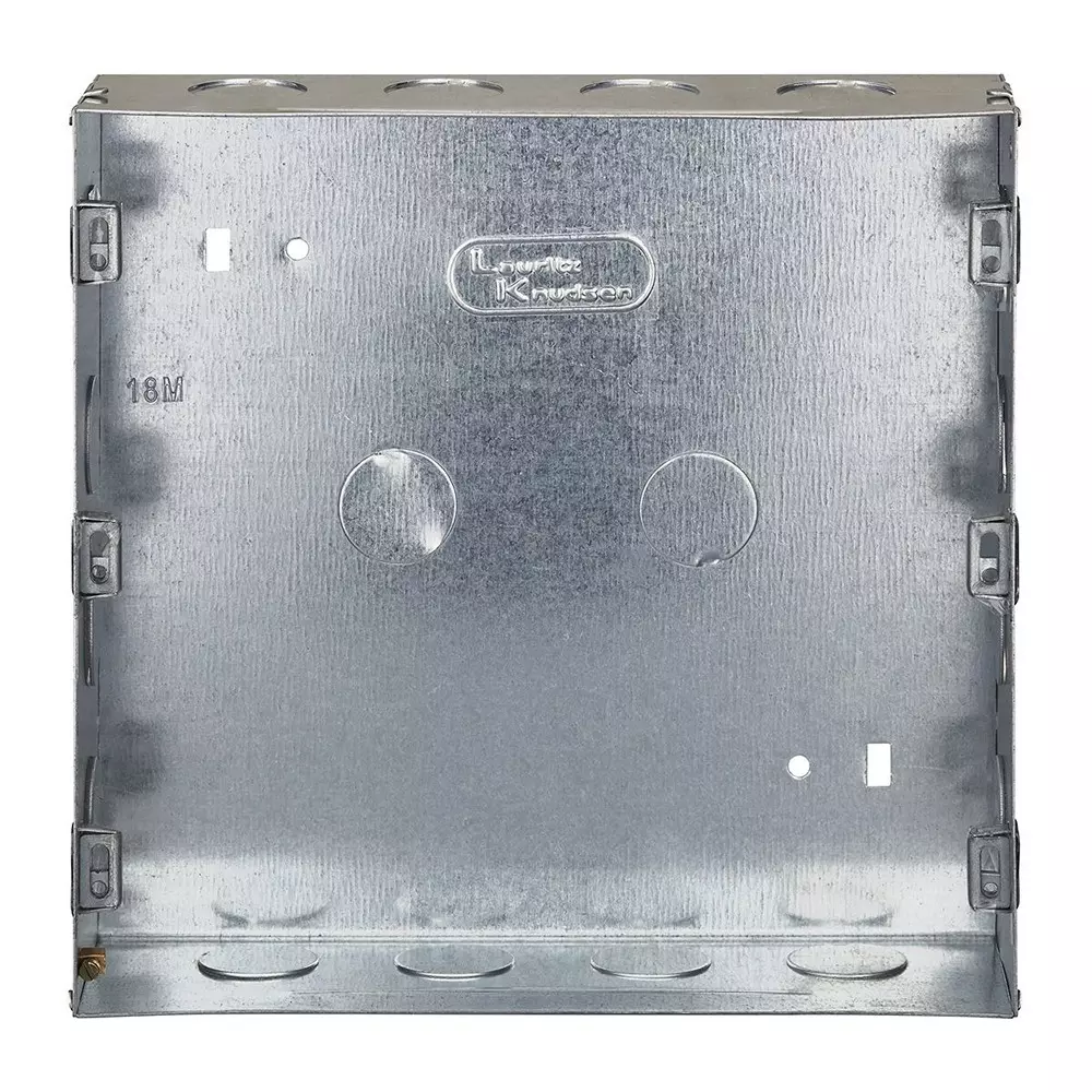 L&T [ Lauritz Knudsen ] Engem GI Metal Box 18 Modular 204 x 202 x 58 mm Size, CB93118WM00