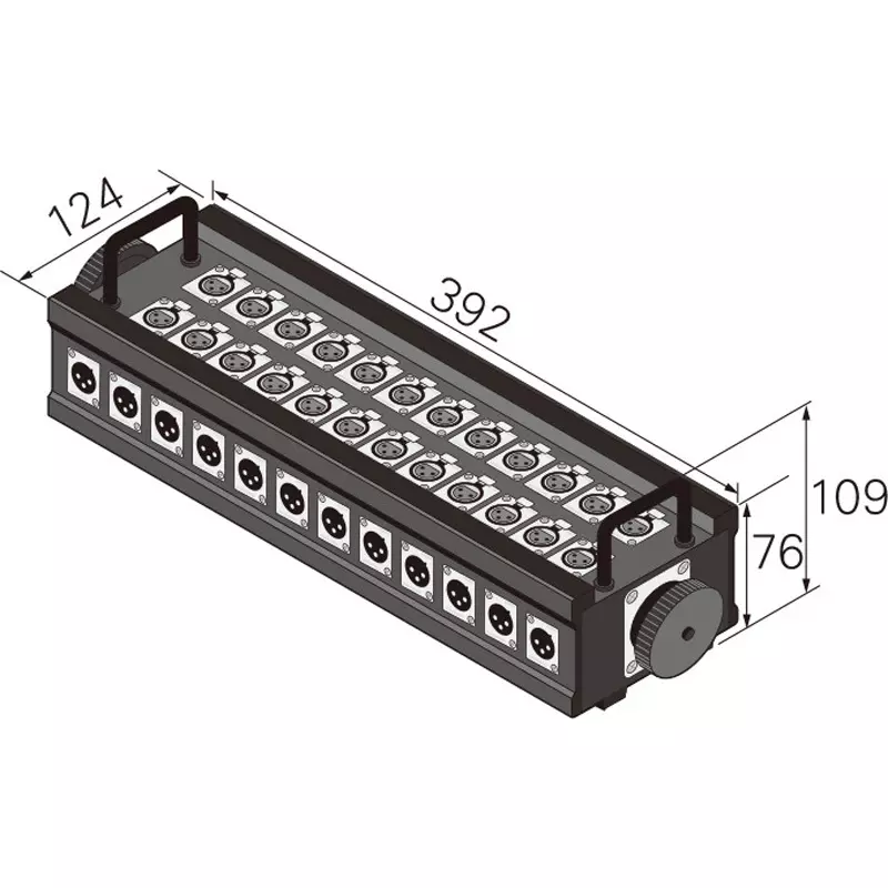 Canare Electric Parapara Box 24 No. of Channels, 24B12MSW