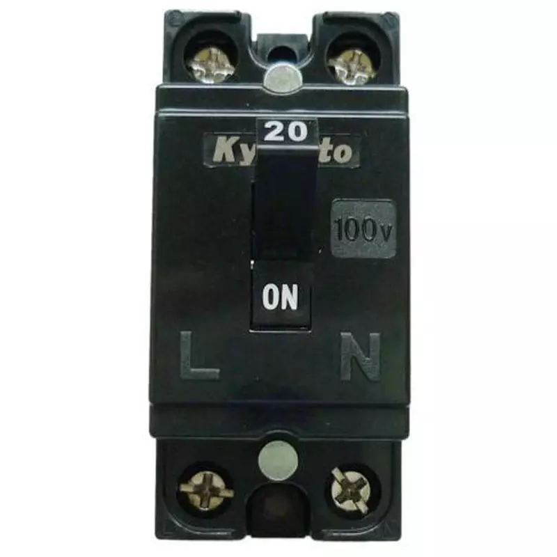 Esco Safety Breaker AC100 V Rated Voltage 20 A Rated Current 1500.0 Rated Breaking Capacity, EA940MA-20A