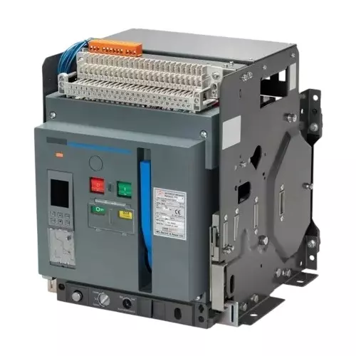 HPL IntellSmart Air Circuit Breaker Manual Draw Out 3 Pole 70 kA & 2500 Amp Current Rating, CN253CM0D0D0BH0