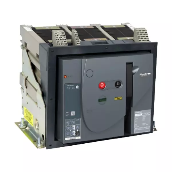 Schneider Electric EasyPact NW Series 1600 A 3 Pole Fixed Type Manual Air Circuit Breaker TS2S Trip Unit (Without Display), ENW216N3MF2S