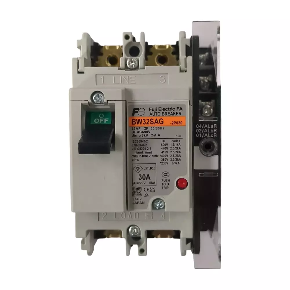 Fuji Electric G-Twin Series Standard Auto Breaker for General Wiring, BW32SAG-2P030KA