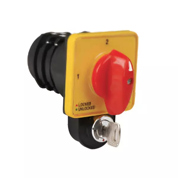 Salzer 40 A 3 Pole Load Break Switch with B63 Lock & Key Version, LBG32309B63TDYR