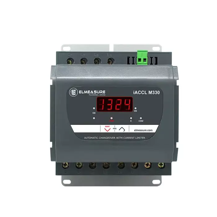 Elmeasure 3 Phase (EB) & Single Phase (DG) Automatic Changeover with Current Limiter 32 A, Contactor Based, ALM330P11300