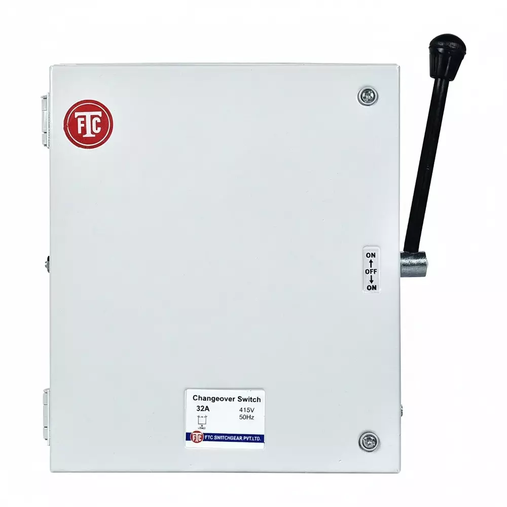 FTC Changeover Switch Panel Mount 3-Pole 32 A 415 V 50 Hz, R-COS-32/3