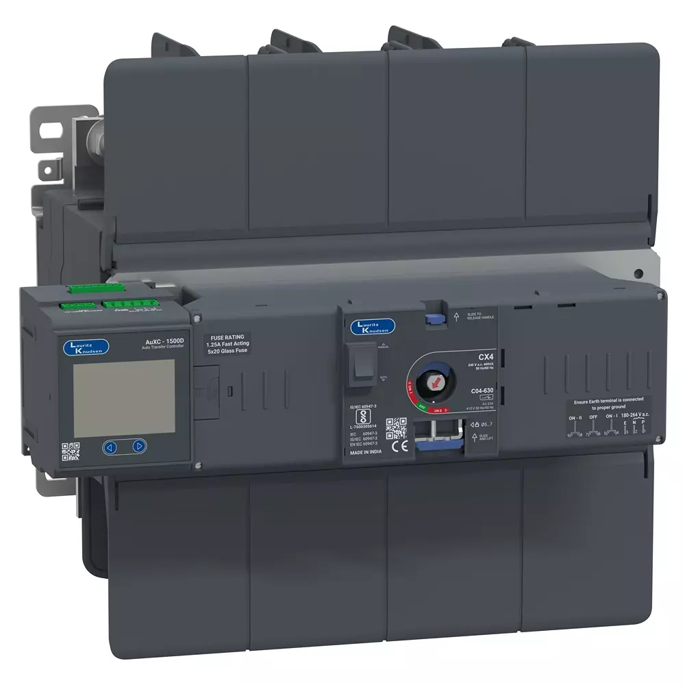 L&T [ Lauritz Knudsen ] Automatic Transfer Switch 4 Frame 630 Amp Current, CK90167BATS