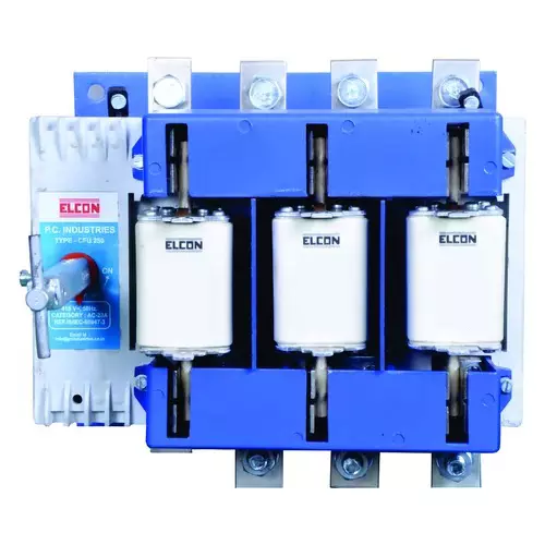ELCON Combination Fuse Unit Without HRC Fuse Link Duco & Dumeco Type 125 Amp FP, CFU-4A6-1/4