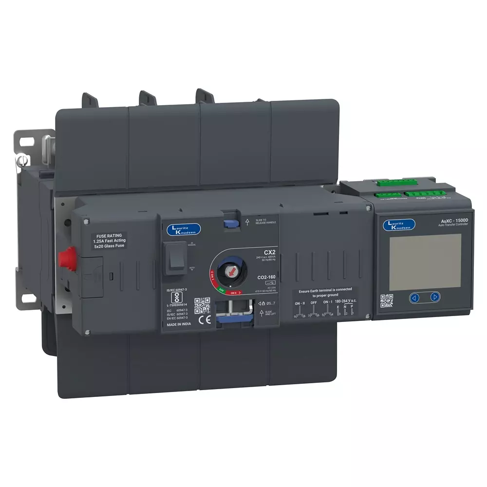L&T [ Lauritz Knudsen ] Automatic Transfer Switch 2 Frame 160 Amp Current, CK90162BATS