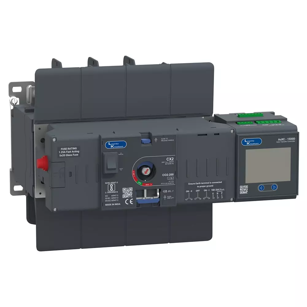 L&T [ Lauritz Knudsen ] Automatic Transfer Switch 2 Frame 200 Amp Current, CK90163BATS