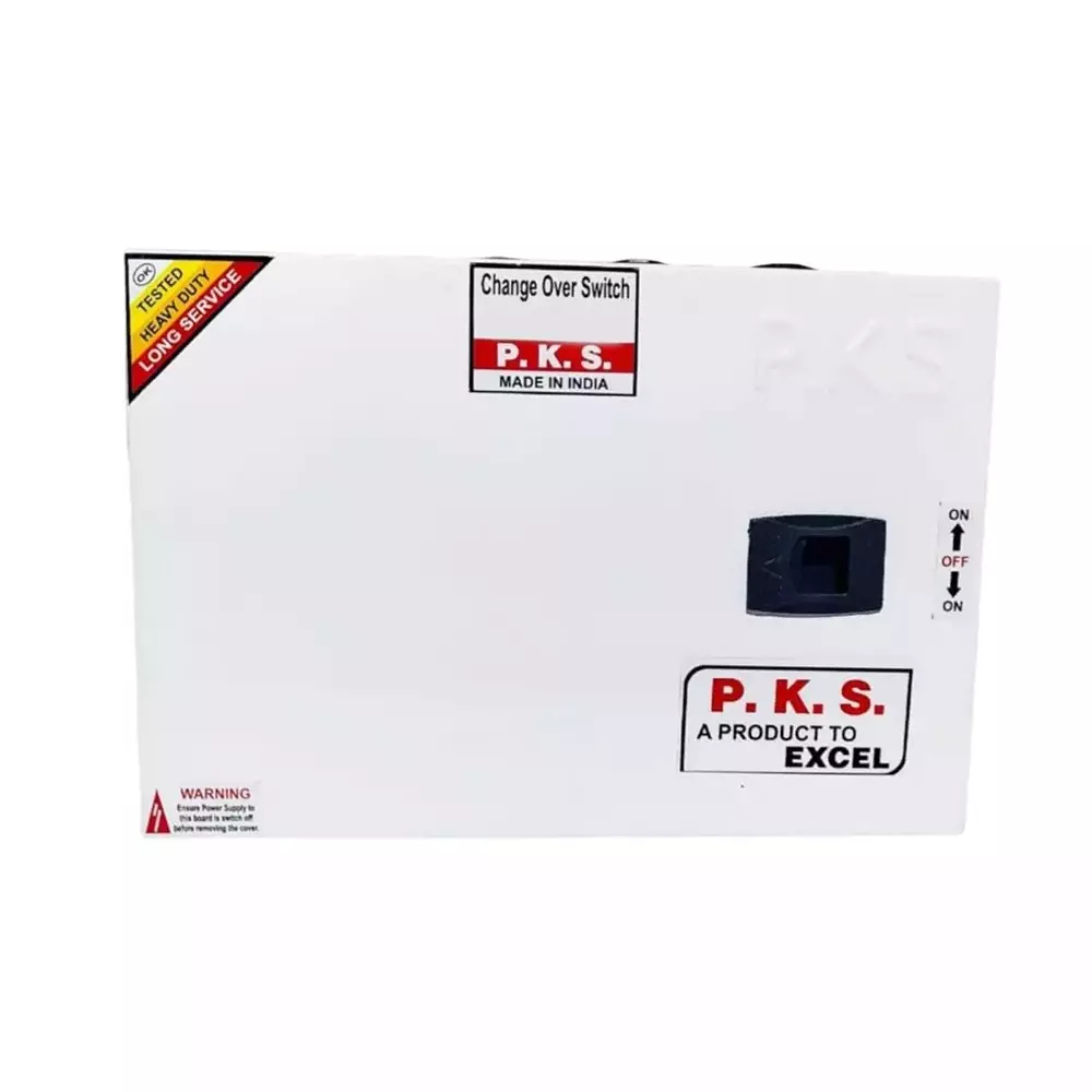 P.K.S Changeover Electric Switch Box 4 pole 32 Amp 415 V, C32P4