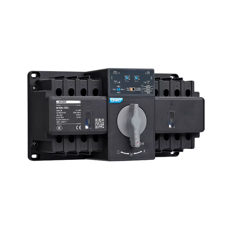 Chint NXZBN Automatic Transfer Switch 4 Pole 32 Amp Rated Current C Curve 10 kA Breaking Capacity, 604324