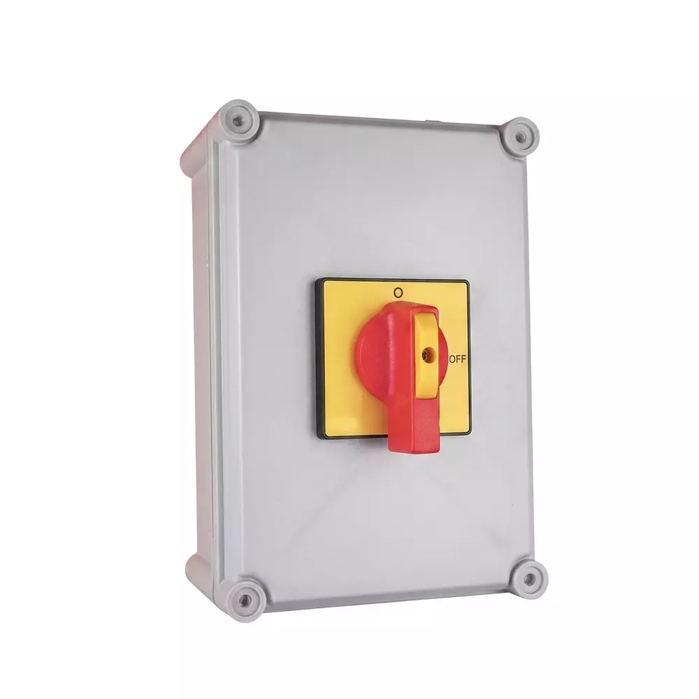 Salzer GEN Changeover Switch 40 Amp 4 Pole C/O in Polycarbonate Enclosure, EBG31154B31LLHYR