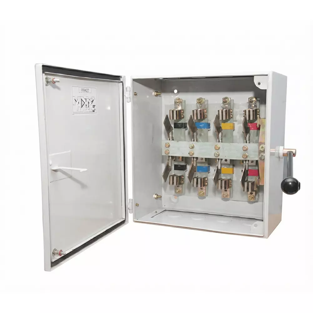 Bentex Change Over Switch BCO Enclosure, 600 Amp 4 Pole, 415 V Knife Type