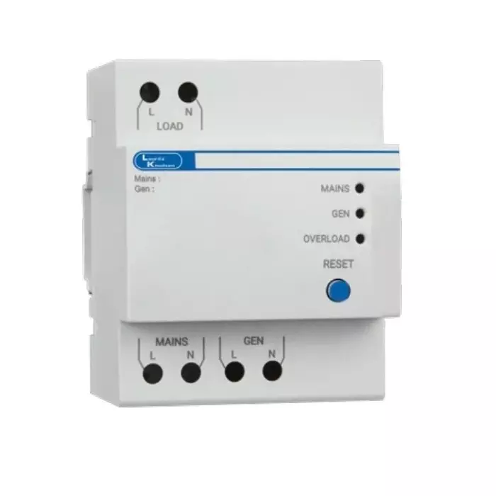 L&T [ Lauritz Knudsen ] Tripper Automatic Changeover With Current Limiter 1 P+N 30 A/2 A Current, BCL01030002