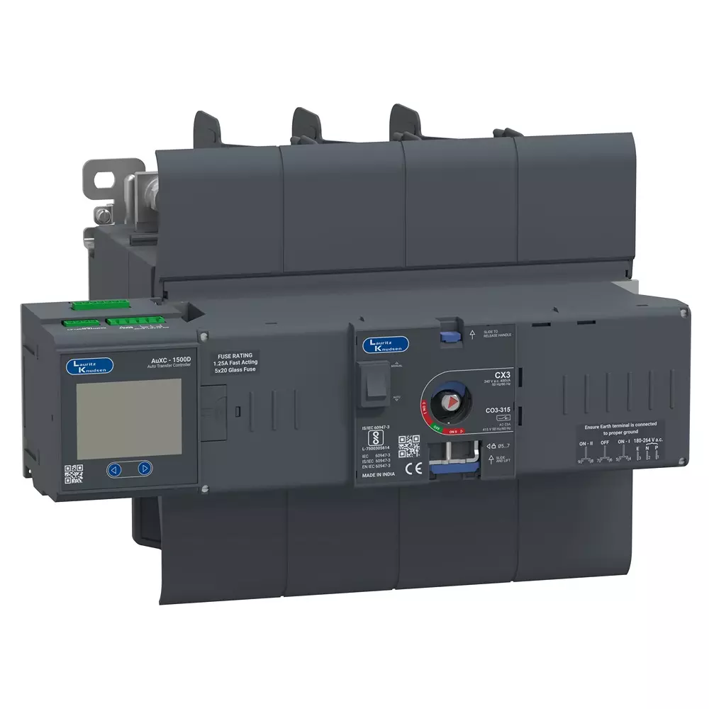 L&T [ Lauritz Knudsen ] Automatic Transfer Switch 3 Frame 315 Amp Current, CK90165BATS