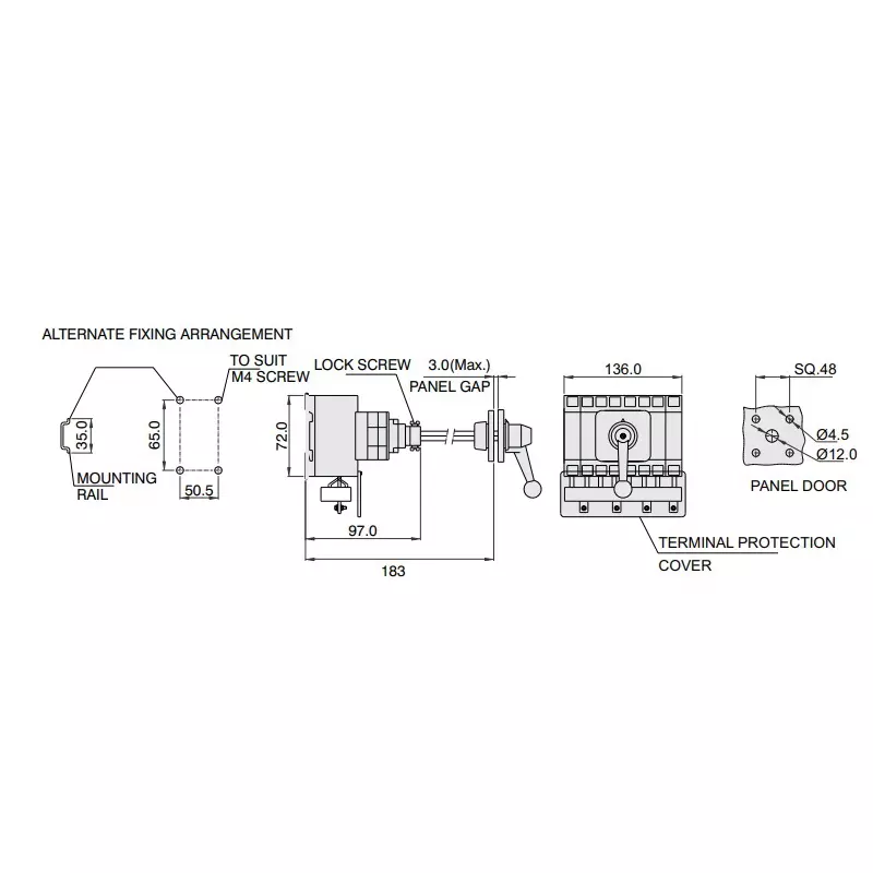 salzer-gen-changeover-switch-32-amp-4-pole-co-rear-mounting-ebx31154mb42bgyr