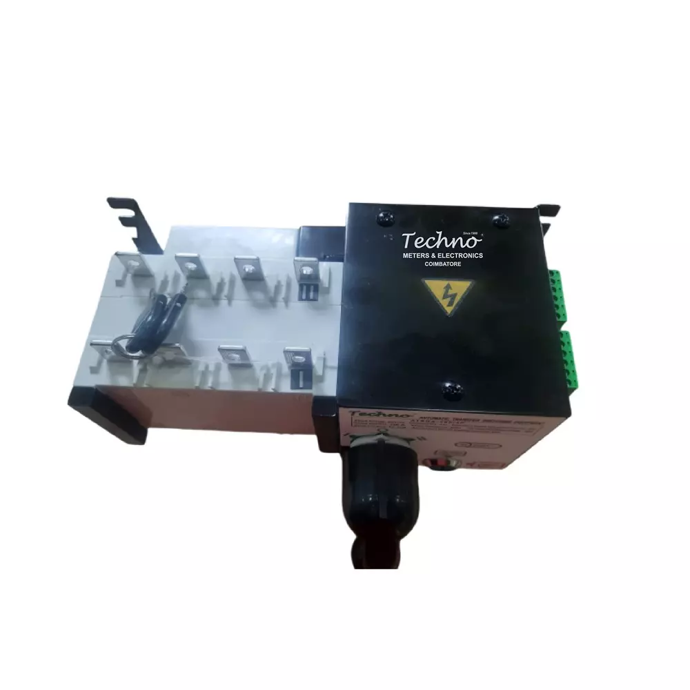 Techno Meters Dual Power Automatic Transfer Switch 100 A Current Built-in Controllers, ATSGA