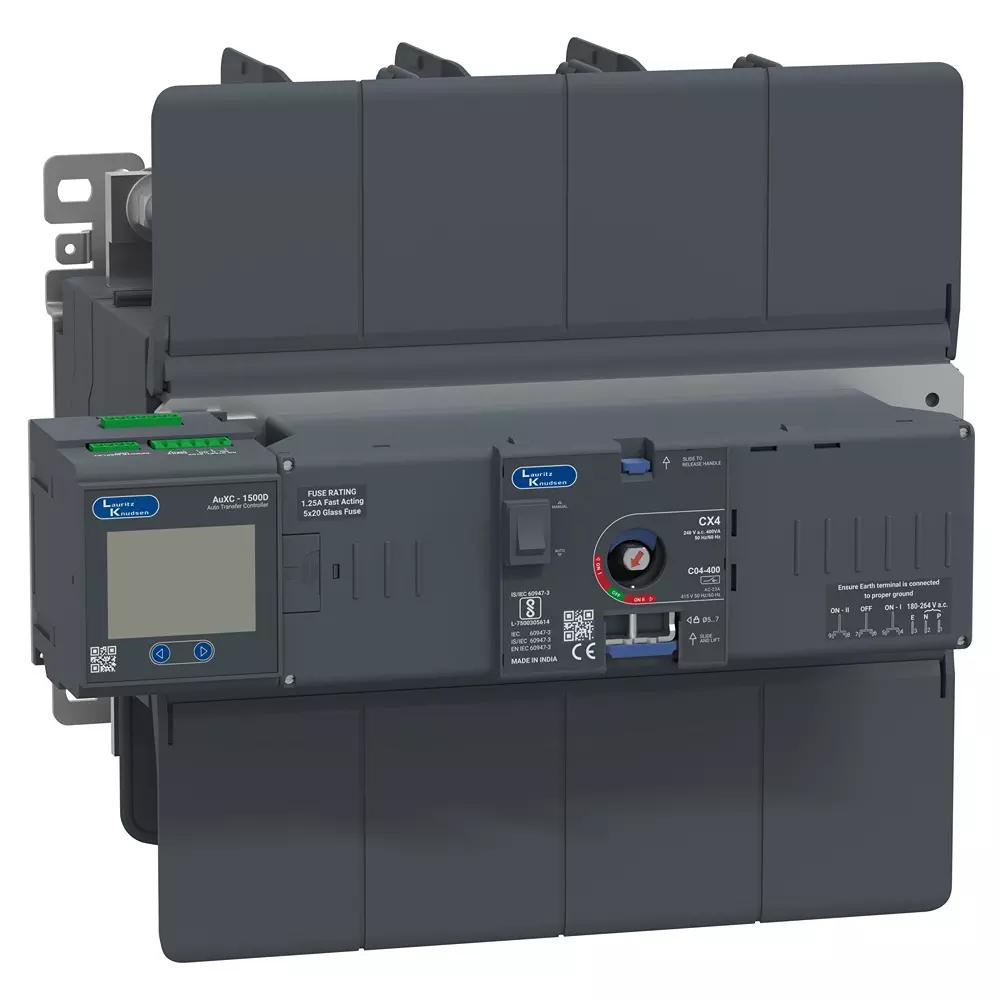 L&T [ Lauritz Knudsen ] Automatic Transfer Switch 4 Frame 400 Amp Current, CK90166BATS