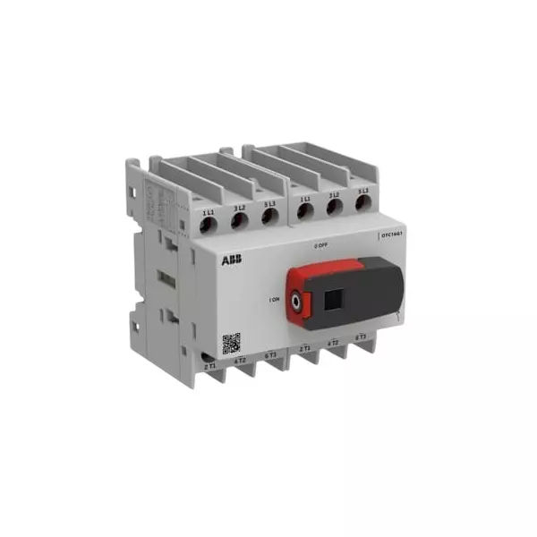 ABB AC-23 OT Plus Change-Over Switch 3 Pole 160 A Rated Current for Home, OTC125G3-3BS
