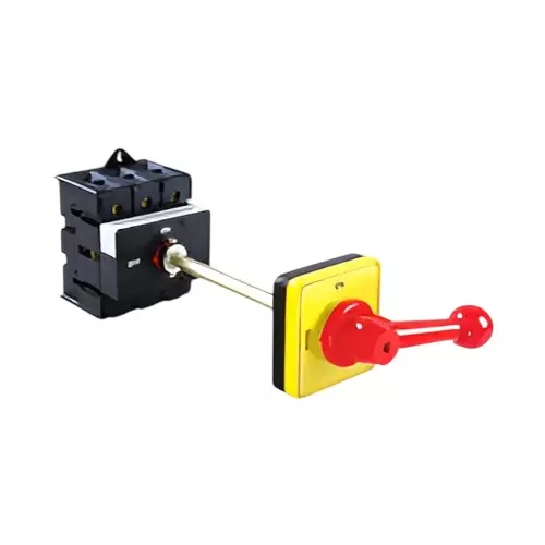 Salzer 32 A 3 Pole Load Break Switch Base MTG Switch with BG Handle, LBG32309MB42BGYR