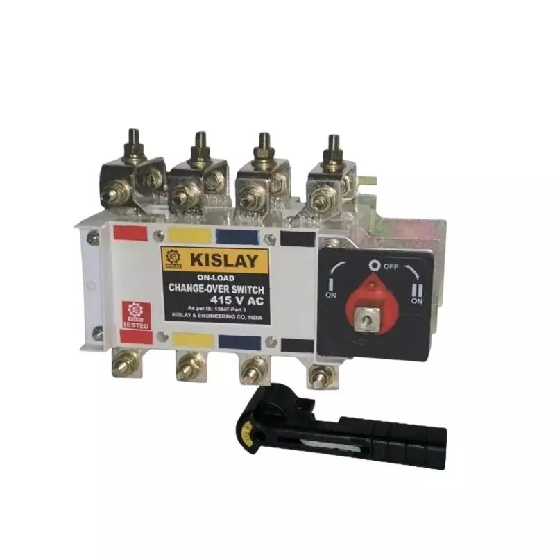KISLAY On-Load Changeover Switch Open Execution 630 A 415 V 4 Pole, 630 KOLCS