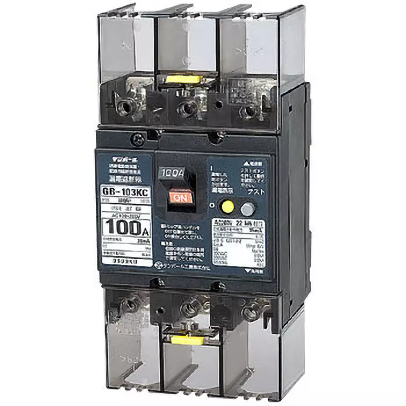 Tempearl Earth Leakage Breaker 50 Amp Rated Current 3P3E, GB-103KC 50A 30MA