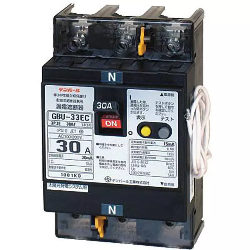 Tempearl Circuit Breaker 30 Amp Current 4 kV Impulse Withstand Voltage, GBU-53EC 30A 30MA