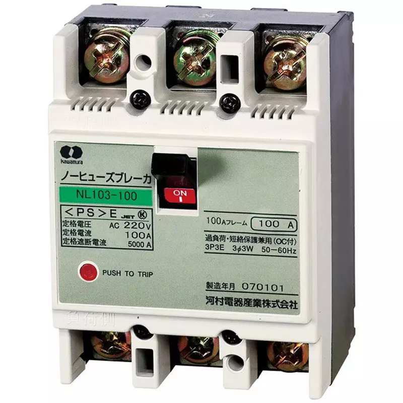 kawamura-no-fuse-breaker-3p3e-60-amp-rated-current-nl103-60
