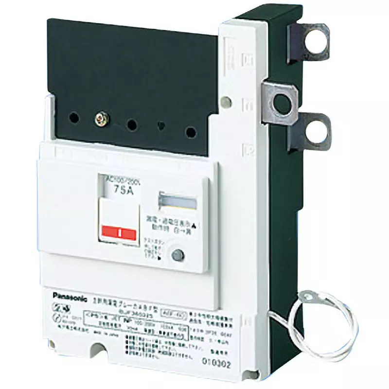 Panasonic Earth Leakage Breaker 3P2E 75 Amp Rated Current, BJF375325