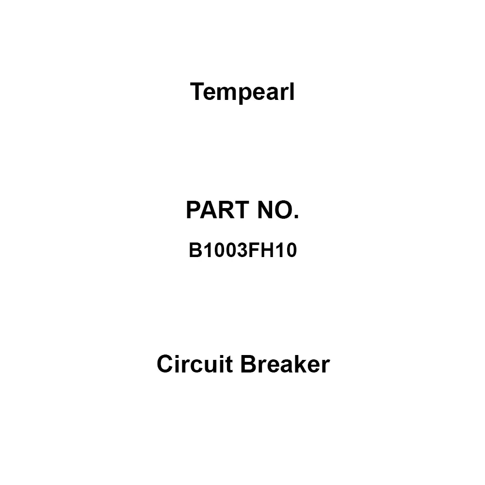 Tempearl Circuit Breaker 1000 Amp Rated Current, B1003FH10